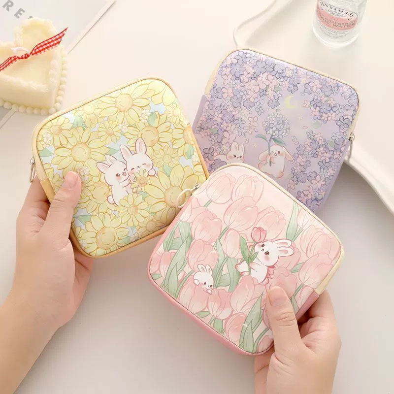 Tech Accessories Kit - Bolsa de Moedas Portátil com Desenho