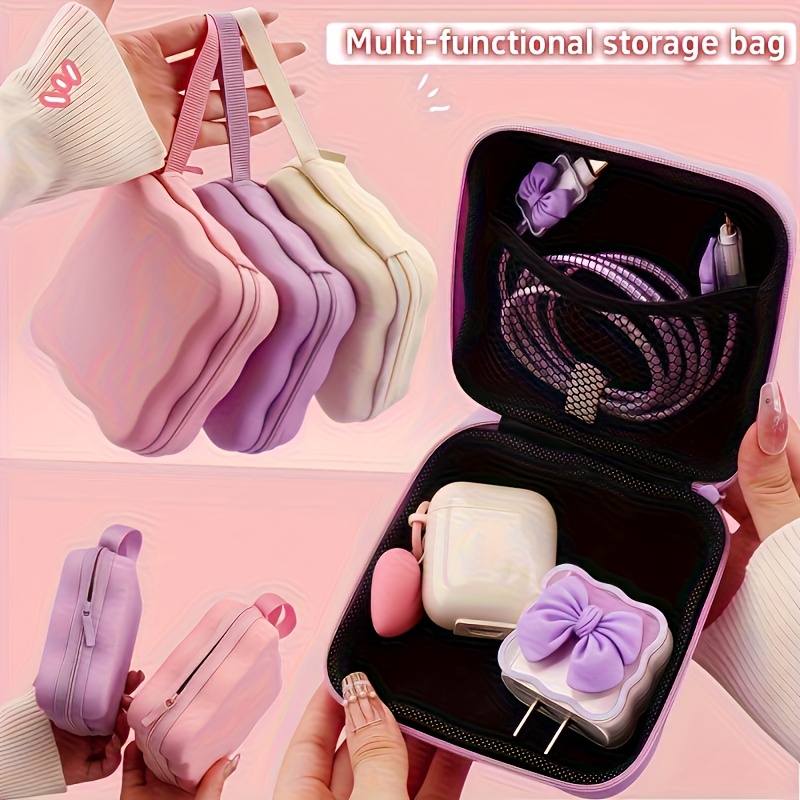 Tech Accessories Kit - Bolsa de Armazenamento Portátil Multifuncional, Carteira,