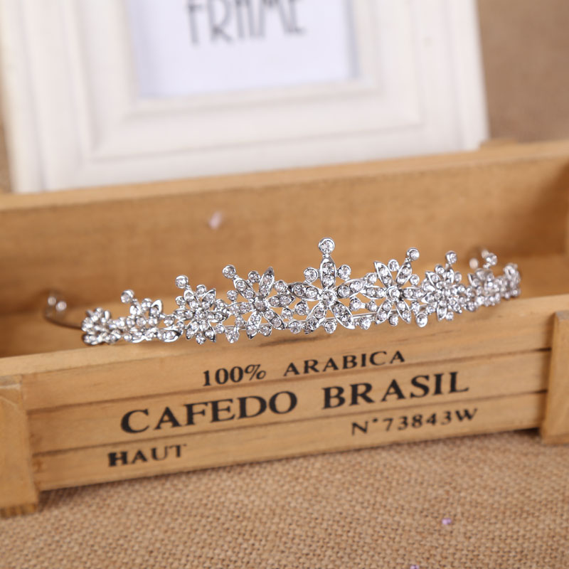 Tiara de cristal para casament - Tech Accessories Women avaliação e preço