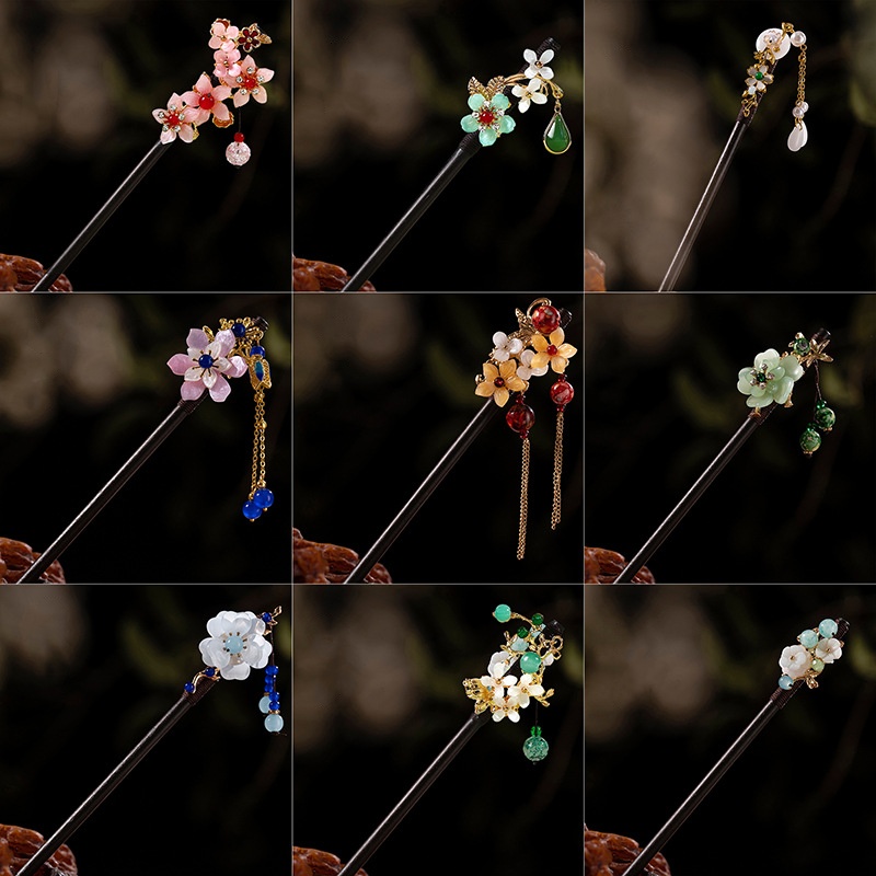 1pc de madeira hairpin headdre - Tech Accessories Women avaliação e preço
