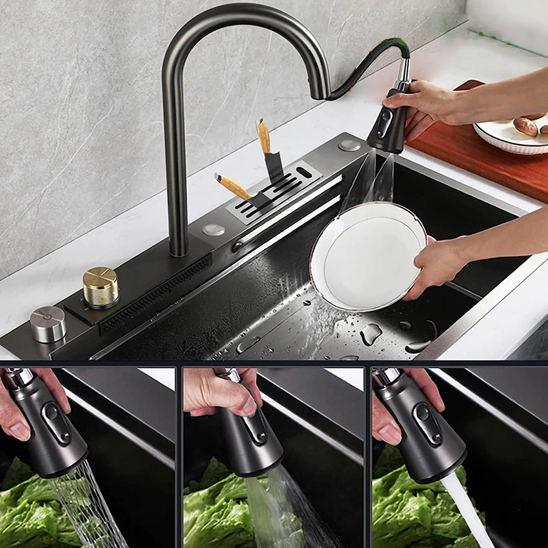 Pia de cozinha de aço inoxidáv - High Tech Kitchen Accessories avaliação e preço